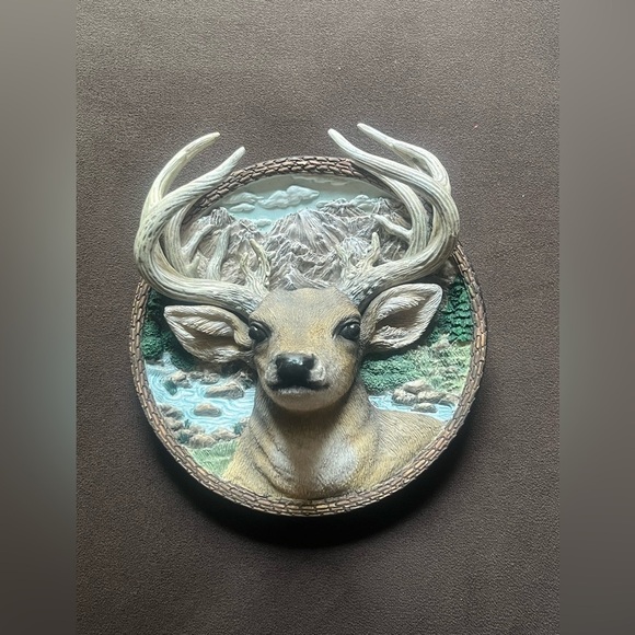 “The buck” plate wall decoration - Picture 1 of 2